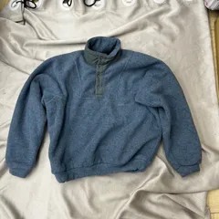 mont-bell モンベル　ヴィンテージ　フリースジャケット　ボアジャケット　ポーラテック　POLARTEC　日本製　Sサイズ　メンズ　90年代　水色　青　ライトブルー