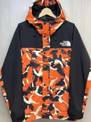 THE NORTH FACE NP62135 NOVELTY MOUNTAIN LIGHT JACKET ノベルティ マウンテン ライト ジャケット ナイロン パーカー カモフラ オレンジ M