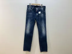 DSQUARED2 ディースクエアード デニムパンツ ジーンズ トロントドンミルズ1964エディション サイズ46 ブルー メンズ ダメージ加工 ペイント