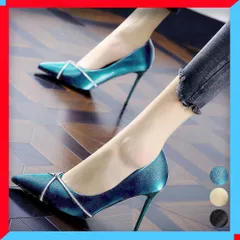 新品 ハイヒールパンプス レディース サテン生地 痛くない 卒園式 ママフォーマル オフィス 黒パンプス【送料無料】