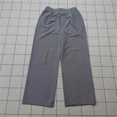 ◇ Θ グリーンレーベルリラクシング Green Label Relaxing ワイドパンツ 38 グレー系 レディース E  【1512100013174】