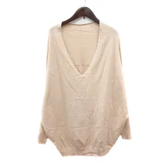 ロデオクラウンズ Rodeo Crowns ニット セーター 長袖 ドルマンスリーブ F ベージュ /MN