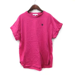 ユーエスポロアッスン U.S POLO ASSN. Tシャツ カットソー 半袖 L ピンク /YI
