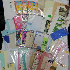 レターセット 大量 いろいろ まとめ売り ♪ 未使用品多数  一筆書き 封書  子供から大人まで 見てるだけでワクワクR568