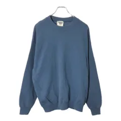90年代 USA製 Lee リー スウェット 無地 ネイビー(メンズ L)中古 古着 V9928
