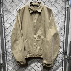 80-90s USA製 POLO RALPH LAUREN スイングトップ size L ベージュ ポロラルフローレン 