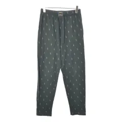 Polo by Ralph Lauren ポロ ラルフローレン パジャマパンツ 総柄 ブラック(メンズ M)中古 古着 X0022