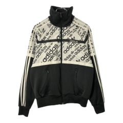 adidas originals 総柄 トレフォイル トラックジャケット S - メルカリ