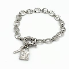 e.m. KEY シルバーブレスレット☆鍵 | Mercari
