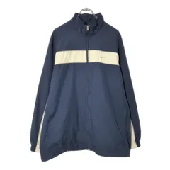00年代 NIKE ナイキ ウィンドブレーカー ジャケット スポーツ ネイビー(メンズ XL)中古 古着 X0106