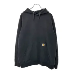 Carhartt カーハート スウェットパーカー ネイビー(メンズ L)中古 古着 X0505