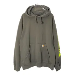 Carhartt カーハート スウェットパーカー グレー(メンズ L)中古 古着 X0528