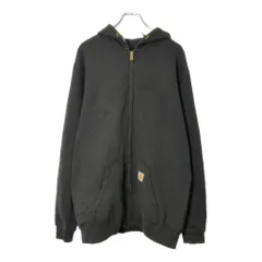 Carhartt カーハート フルジップ スウェットパーカー ブラック(メンズ L)中古 古着 X0519