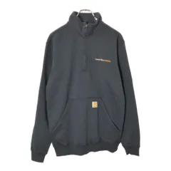 Carhartt カーハート ハーフジップスウェット ネイビー(メンズ S)中古 古着 X0571