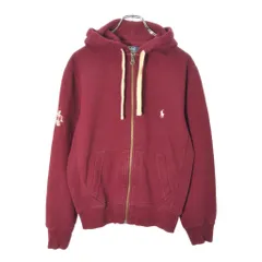 Polo by Ralph Lauren ポロ ラルフローレン フルジップスウェットパーカー ワインレッド(メンズ S)中古 古着 X0577