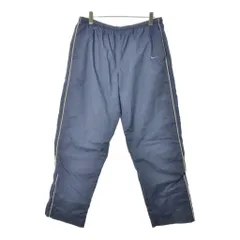 00年代 NIKE ナイキ ウィンドブレーカー パンツ スポーツ ネイビー(メンズ XL)中古 古着 X0591