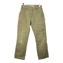 Carhartt カーハート ダック ペインターパンツ オリーブ(メンズ W32 L32)中古 古着 X0595