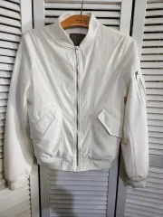 ZARA ザラ メンズ 白 ブルゾン ジャケット M