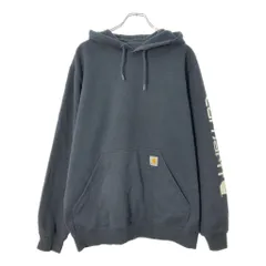 Carhartt カーハート スウェットパーカー ネイビー(メンズ M)中古 古着 X1270