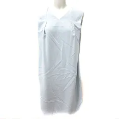 ステュディオス STUDIOUS ワンピース タイト ひざ丈 ノースリーブ 1 スモークブルー /RT