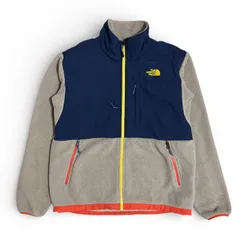 【日本未発売】THE NORTH FACE ノースフェイス デナリ フリースジャケット POLARTEC 切替 ネイビー ベージュ【Ｍサイズ】