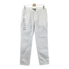 サイズ：M ROUGH&SWELL ラフアンドスウェル  裏フリース ロングパンツ  ホワイト系 [240101571250] ゴルフウェア メンズ ストスト