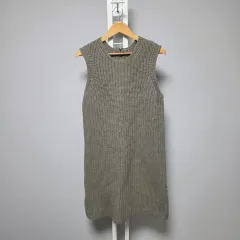 Standard ノースリーブ ロング ニット ONE PIECE