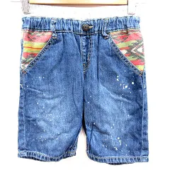 F.Oキッズ ハーフパンツ デニム 130 インディゴ /RT ●RY