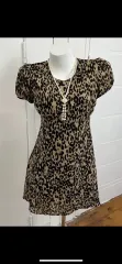 ヒョウ柄ミニONE PIECE