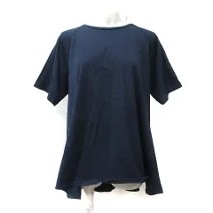 ジャーナルスタンダード JOURNAL STANDARD チュニック カットソー 半袖 紺 ネイビー /YI