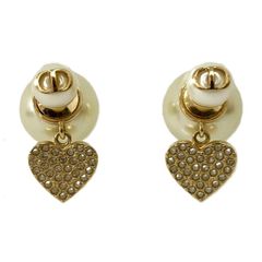 Dior パールクリスタルピアス (ミスディオール トワレ1mlサンプル付き 