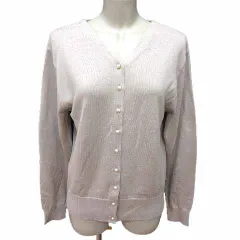 ユナイテッドアローズ A DAY IN THE LIFE UNITED ARROWS カーディガン ニット Vネック 長袖 グレージュ /YK