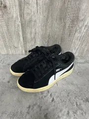 PUMA プーマ スマッシュプラットホームスエード スニーカー size23.5/黒 ■■ レディース