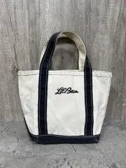 L.L.Bean エルエルビーン 希少 USA製 ボートアンドトート ハンド バッグ size-/オフホワイト ■■ レディース