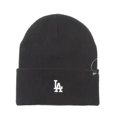 [即納]47BRAND ロサンゼルス・ドジャース 47 BASE RUNNER CUFF KNIT  47 CUFF KNIT カフニット ブラック 黒  47ブランド MLB ハット キャップ 帽子 メンズ 男性 レディース 女性 ワンサイズ フリーサイズ