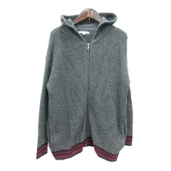 アメリカンイーグルアウトフィッターズ AMERICAN EAGLE OUTFITTERS パーカー ニット ジップアップ M グレー /MN