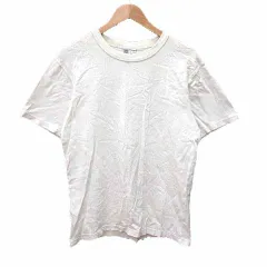 ユニクロ UNIQLO Tシャツ カットソー クルーネック 半袖 M 白 ホワイト /YK ●RY