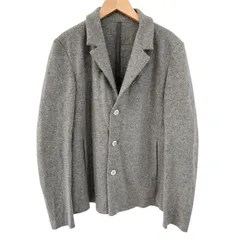 Z1717 KAZUYUKI KUMAGAI  ATTACHMENT  カズユキクマガイアタッチメント　ウール　カシミヤ　テーラードジャケット　グレー　メンズ　サイズ2 日本製