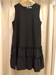 M26 ローズティアラ　Rose Ｔiara ワンピース　ジャンパスカート　大きいサイズ　サイズ46  裏地有り　秋冬春