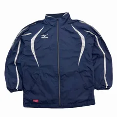 ミズノ ナイロンジャケット メンズ S ネイビー スポーツ アウター ブレスサーモ