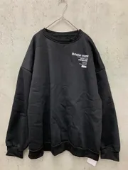 訳アリ品■SHEENA シーナ 12321132 裏起毛 ロゴオーバーサイズ スウェット sizeM/黒 ◆■ レディース
