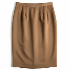 レリアン leilian スカート ひざ丈 シンプル ブラウン系 11サイズ 982966