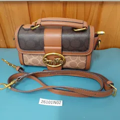 美品！【26101Ｎ02】COACH コーチ シグネチャー キャンバス　ミニショルダー2WAY　箱なし
