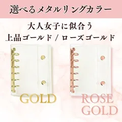 三八商店 シール帳 大人向け 【大人かわいいシール帳 ローズゴールド/ゴールド】【リフィル10枚＋PPシート2枚セット】 大きめ シールノート 平成 バインダー クリア 台紙 はがせる 透明 (バインダー+リフィル(ポケット10枚+プラ板2枚))