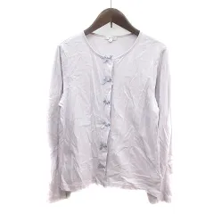 エニィファム anyFam カーディガン ニット リボン 150 紫 パープル /MN ●RY