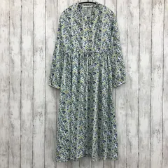 【 ITS'DEMO 】イッツデモ フラワープリント ミモレ丈 ワンピース