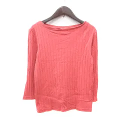 アーバンリサーチ ドアーズ URBAN RESEARCH DOORS ニット カットソー 長袖 リブ M ピンク /MN