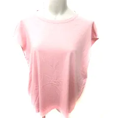 ユナイテッドアローズ A DAY IN THE LIFE UNITED ARROWS カットソー Uネック ノースリーブ ピンク /RT