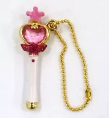【中古】キーホルダー・マスコット(キャラクター) 3.ピンクムーンスティック 「美少女戦士セーラームーン ダイキャストチャーム2/セーラームーンS」