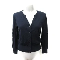 クミキョク 組曲 KUMIKYOKU カーディガン ニット長袖 3 M～L 黒 ブラック /YI